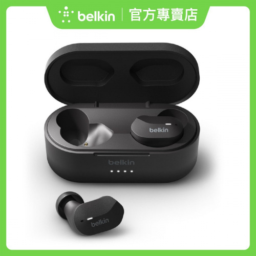 Belkin - SOUNDFORM™ True Wireless 耳塞式耳機 (Black) AUC001btBK