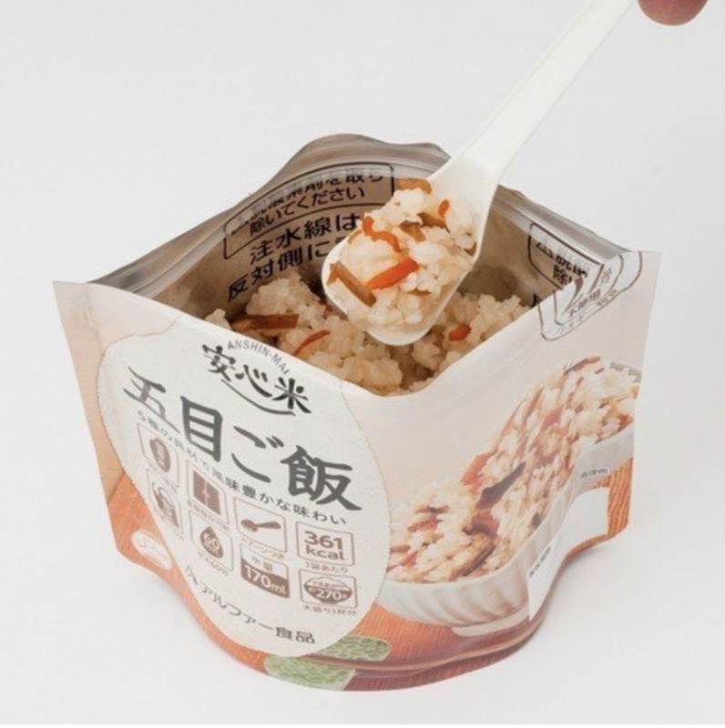 日本產 安心米 豐味五目沖泡式即食飯大盛