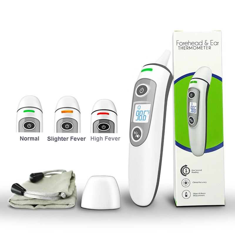 [美國FDA認證] 額探+耳探2用 M-Plus FC-IR100 Infrared Thermometer [買2支送1支]