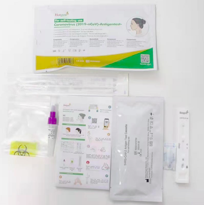 [政府認可] HOTGEN 抗原快速測試 Coronavirus (2019-nCoV) Antigen Test Kit