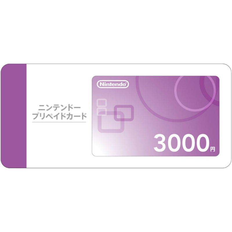 Nintendo Switch日本預付卡 面值3000日元