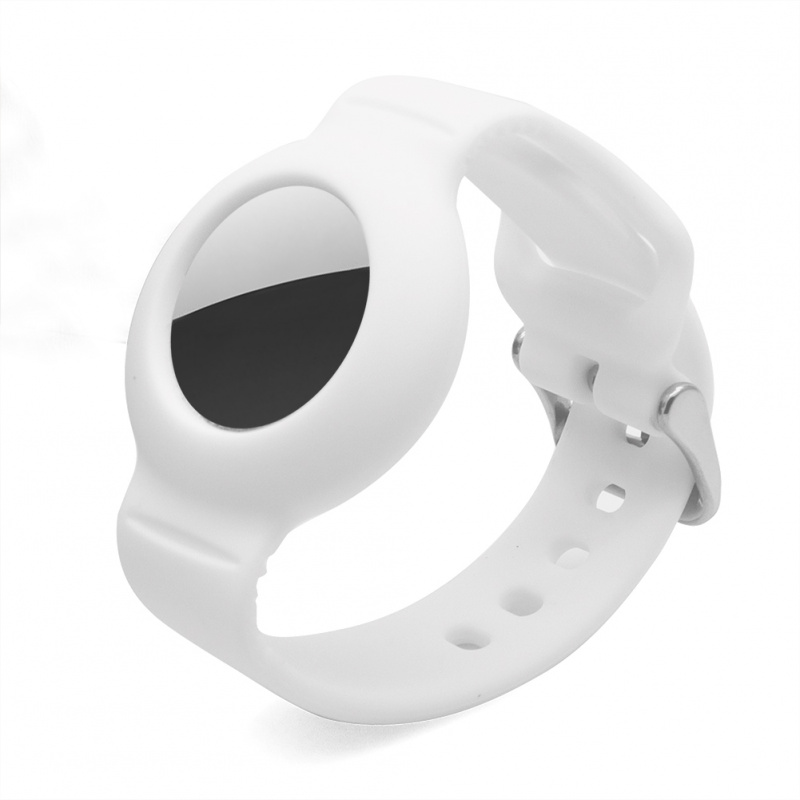 適用於 Apple AirTag 的防震矽膠腕帶/錶帶（非原廠Apple產品）