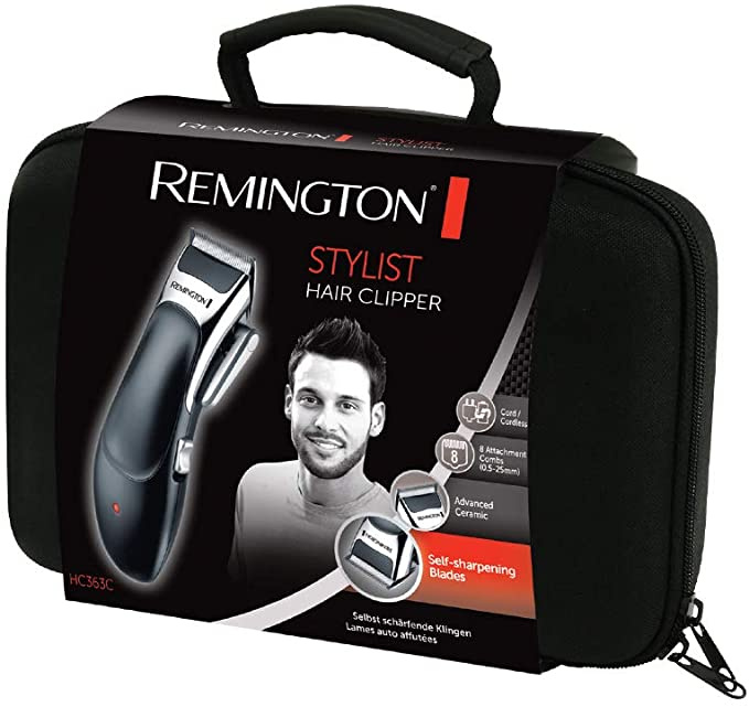 Remington HC363C 高級陶瓷修剪器專業無線 8 梳