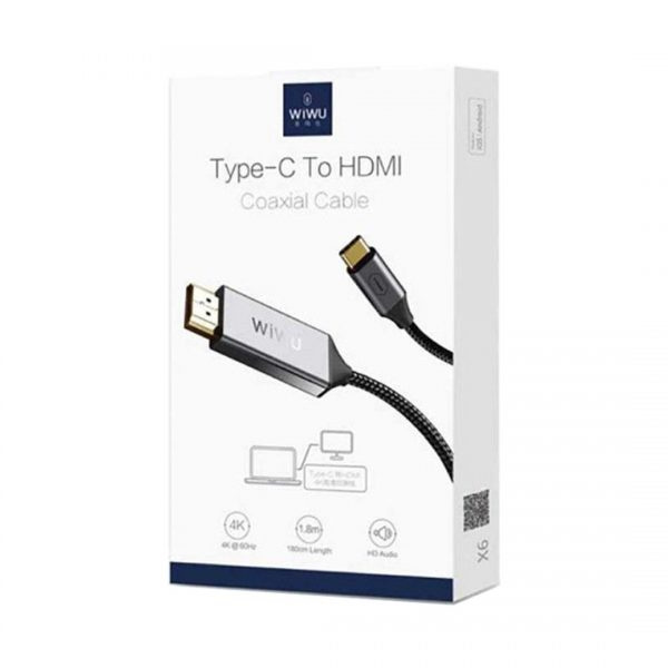 wiwu usb c to hdmi cable x10l