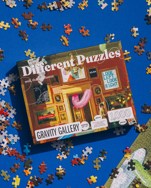 美國Different Puzzles Gravity Gallery 夢遊美術館拼圖1000片 3-7工作天寄出