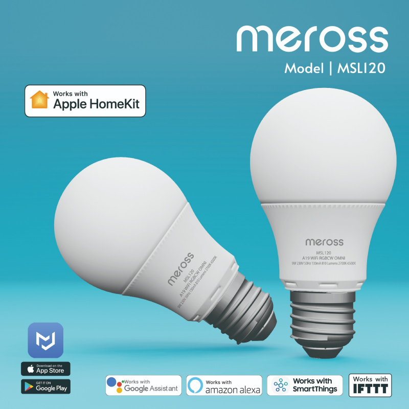 Meross 智能空氣清新機 + 智能燈泡 + 智能插頭 HomeKit