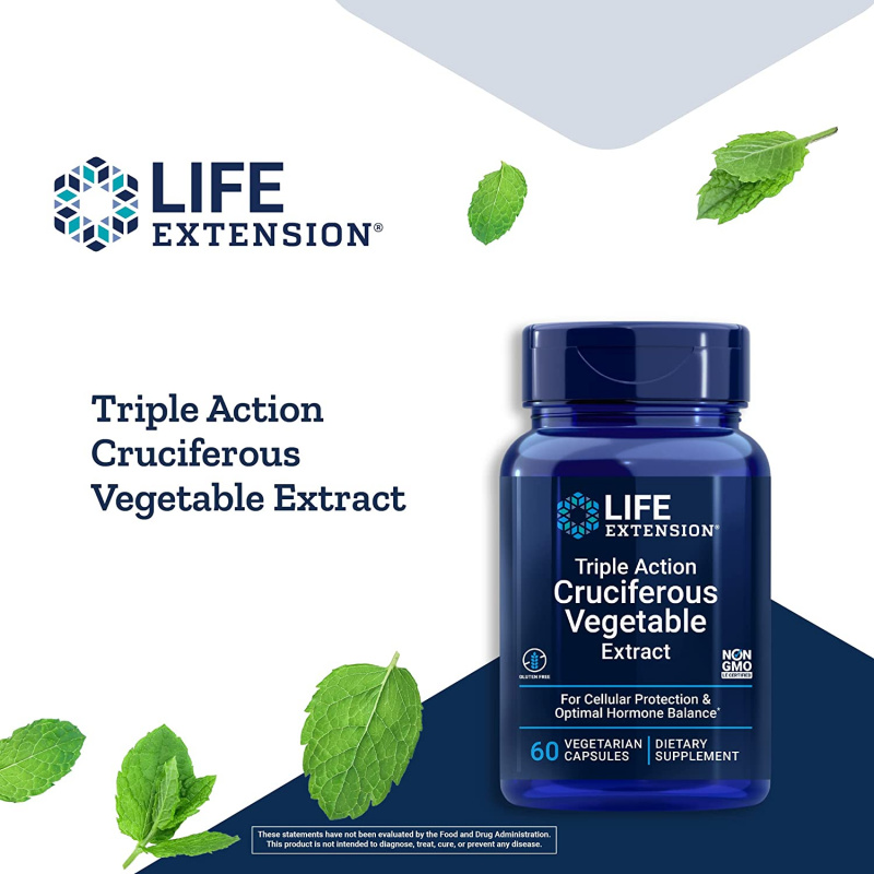Life Extension, 三效十字花科蔬菜提取物 60粒