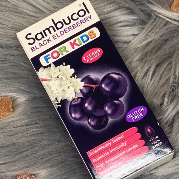 Sambucol 兒童專用黑接骨木糖漿 漿果味  120 毫升