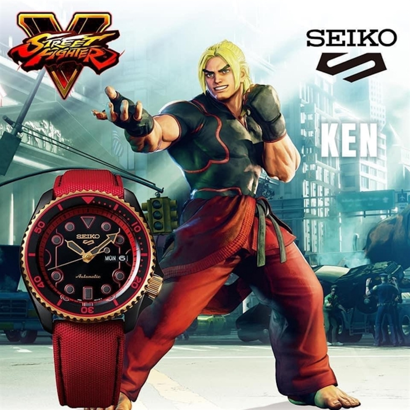 Seiko 5 Sports x Street Fighter V 精工《街頭霸王V》聯乘限量版 手錶