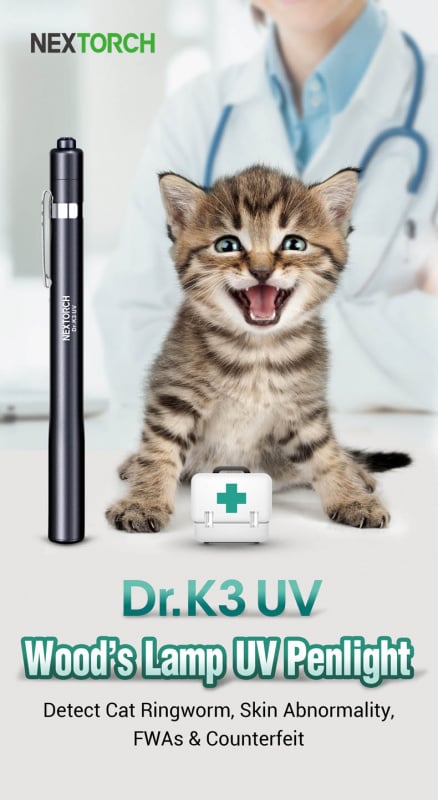 Nextorch Dr.K3 UV 365nm紫外線光源檢測 筆型 電筒 電筒筆