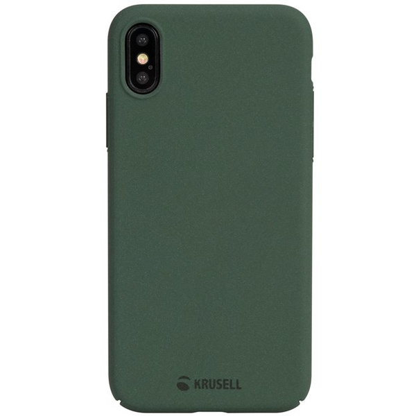 Krusell Sandby Cover for iPhone X/XS 超薄輕巧機殼 - 青苔色 Moss (KSE-61452)