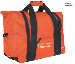 National Geographic Pathway Foldable Duffel (細碼) N10440 (黑色/卡奇色/ 橙色/ 紅色/ 藍色)