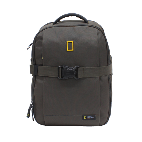 National Geographic 2 COMPARTMENT BACKPACK N14108 (黑色/ 卡奇色)