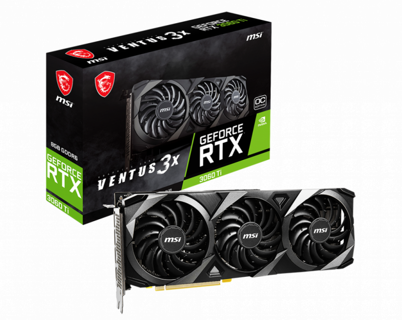MSI GeForce RTX™ 3060Ti VENTUS 3X OC [可單買][消費劵READY]
