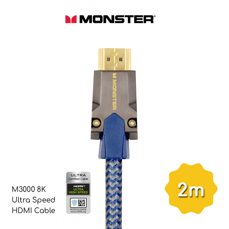 【限定優惠】JBL BAR 5.1 真無線 Soundbar 系統 + Monster 怪獸線 M3000 8K HDMI (2米)