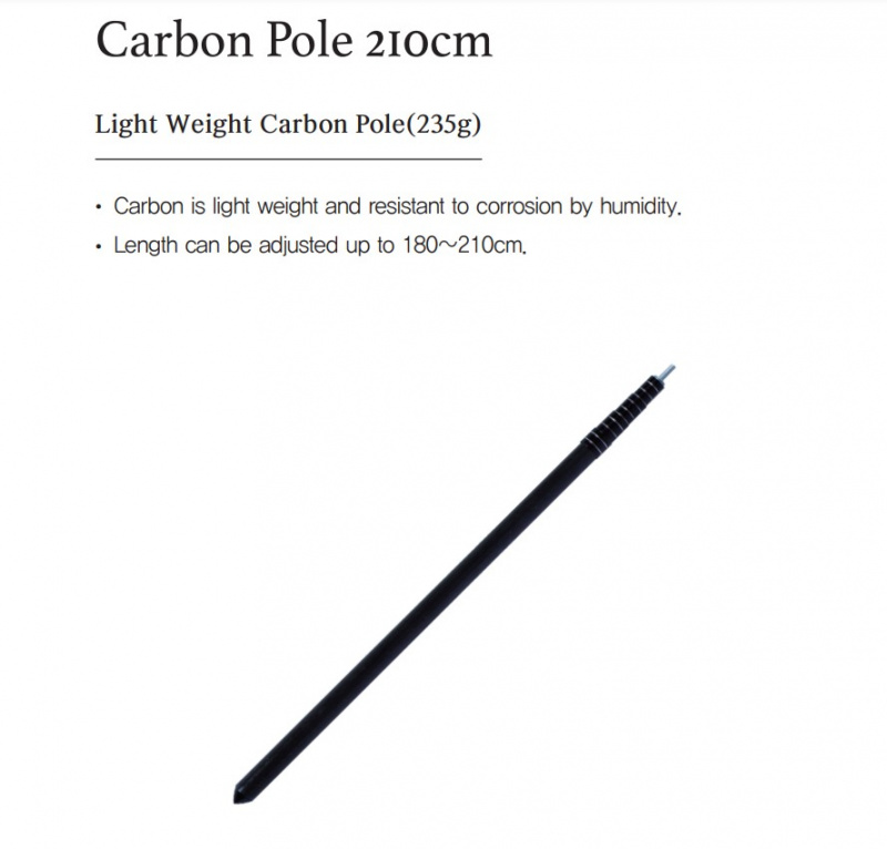SNOWLINE 碳纖伸縮營柱/天幕柱 CARBON POLE 210CM