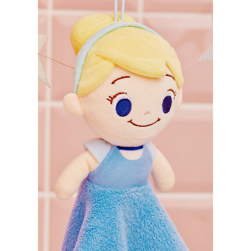 【Disney 迪士尼】公主玩偶擦手巾 全系列收藏組