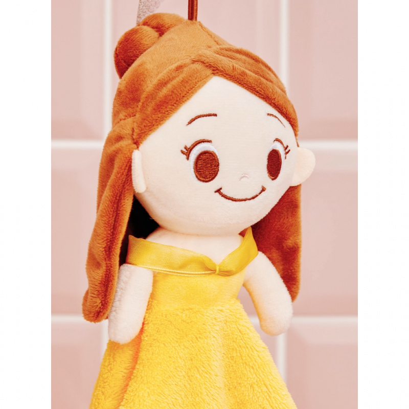 【Disney 迪士尼】公主玩偶擦手巾 全系列收藏組