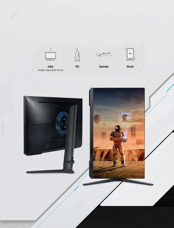 Samsung 三星 24吋 Odyssey G3 FHD 165Hz 電競平面顯示器 LS24AG320NCXXK