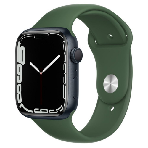Apple Watch Series 7 (GPS) 45 毫米綠色鋁金屬錶殼配綠色運動錶帶 (MKN73)