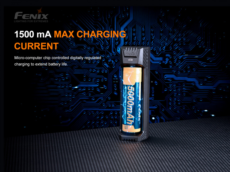 Fenix ARE-X1 V2.0 Type-C USB 流動充電器 移動電源 18650 21700 26650