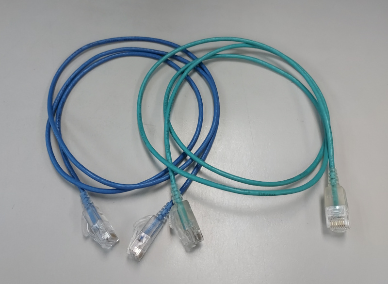 (5 Meters) Ultra-thin Cat6A RJ45 cable (1G, 2.5G, upto 10G bandwidth)