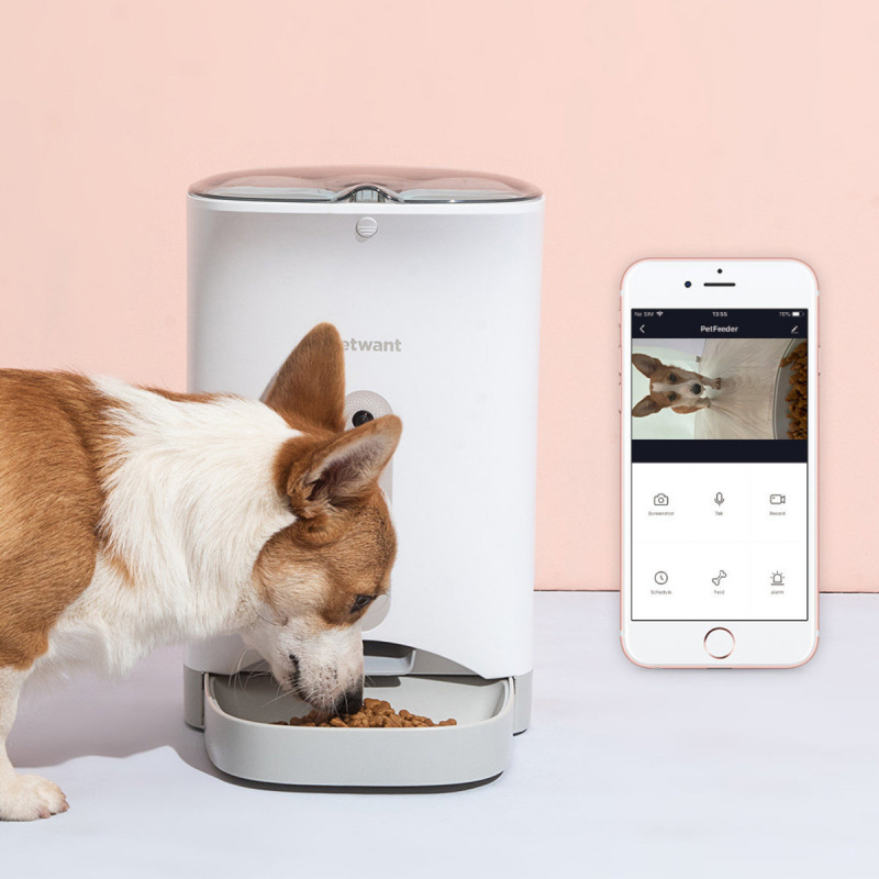 PetWant 派旺智能寵物餵食器 (鏡頭版) F1-C #可視食物盤