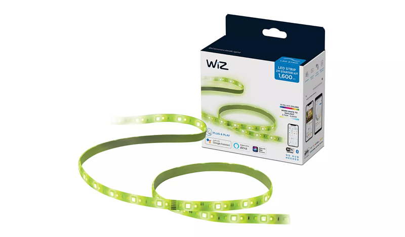 WiZ Wi-Fi LED Strip Starter kit  智能LED燈帶基本版 2m (黃白光+彩光 連火牛)