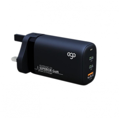 EGO Superior GaN 65W 3輸出細小USB充電器 [A2018]