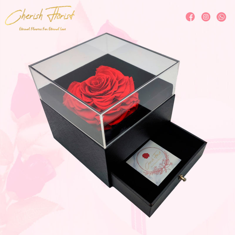 Cherish Florist 心形玫瑰花禮盒