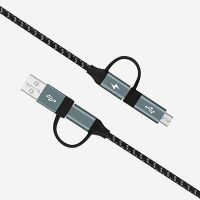 Momax One Link 4合1 Type-C PD (USB-A/Type-C to Micro USB/Type-C) 連接線 120cm DC12D