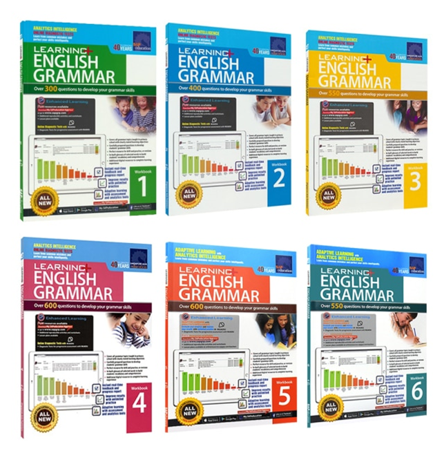 SAP Learning Grammar Workbook Singapore grammar exercise book 練習簿