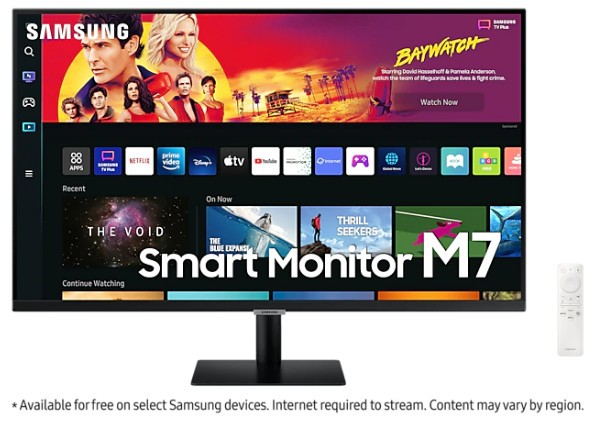 Samsung 三星 32" M7 次世代智能顯示器 (2022) LS32BM702UCXXK