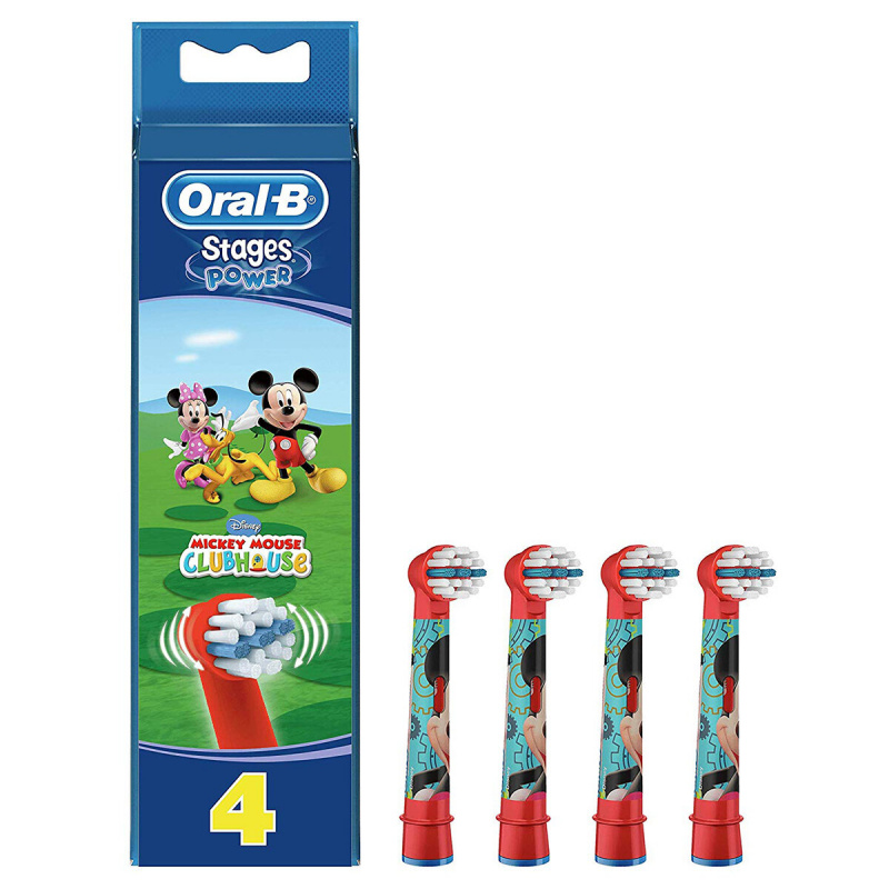 Oral-B - Oral-B EB10-4 米奇老鼠 (4支裝) 兒童電動牙刷刷頭