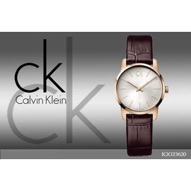 Calvin Klein CITY 城市經典玫瑰金簡約腕錶 [K2G23620]