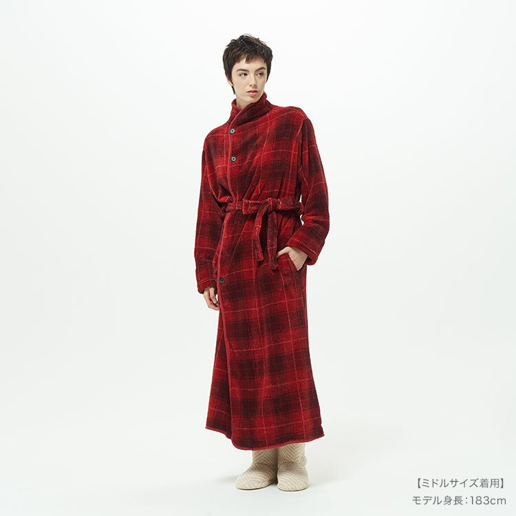 日本groony防寒着る毛布男女兼用晨褸 [3尺寸][6色]