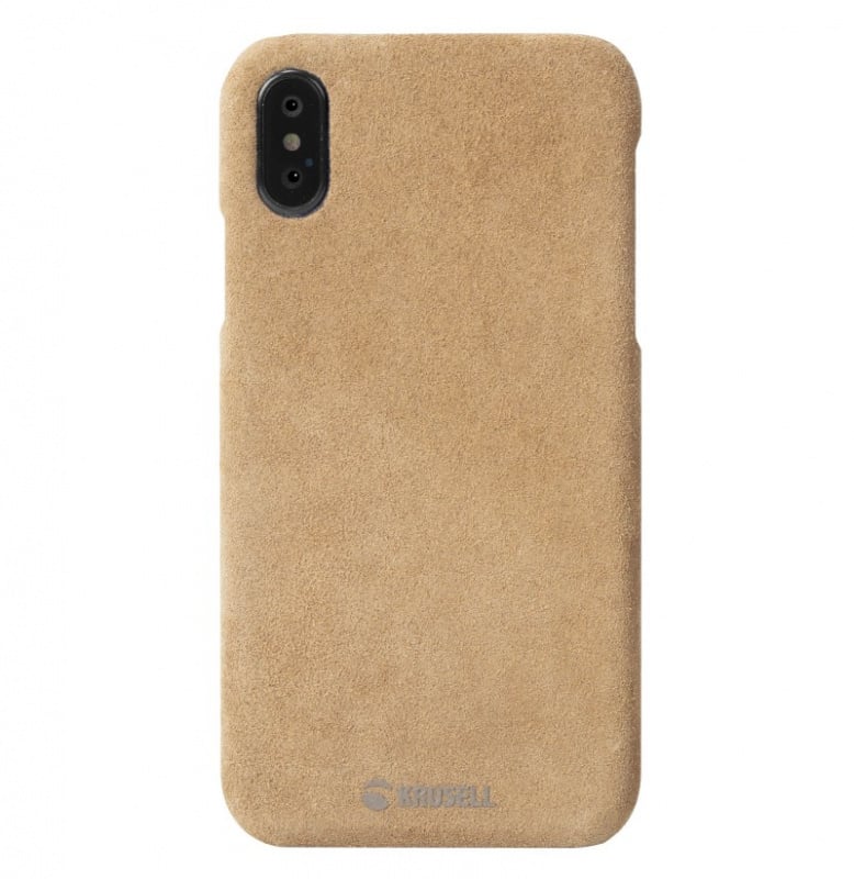 Krusell Broby iPhone XS Max Case優質皮革保護殼 - Cognac (KSE-61498)