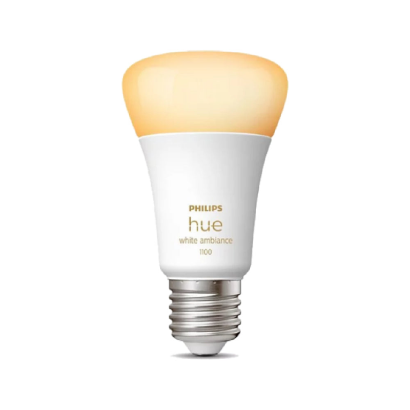 Philips 飛利浦 HUE E27 White Ambiance Bluetooth 11W Smart Light Bulbs (1100lm) (黃白調光) 智能燈泡