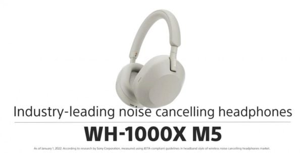 Sony WH-1000XM5 主動降噪無線耳機