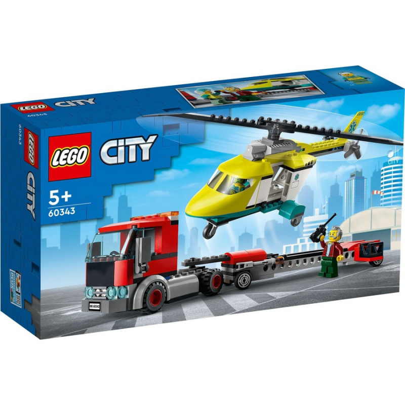 LEGO 60343 Rescue Helicopter Transport 救援直升機運輸 (City)