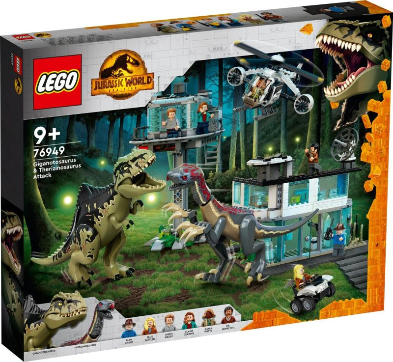 LEGO 76949 Giganotosaurus & Therizinosaurus Attack 南巨龍和鐮刀龍攻擊 (侏羅紀世界：統霸天下)