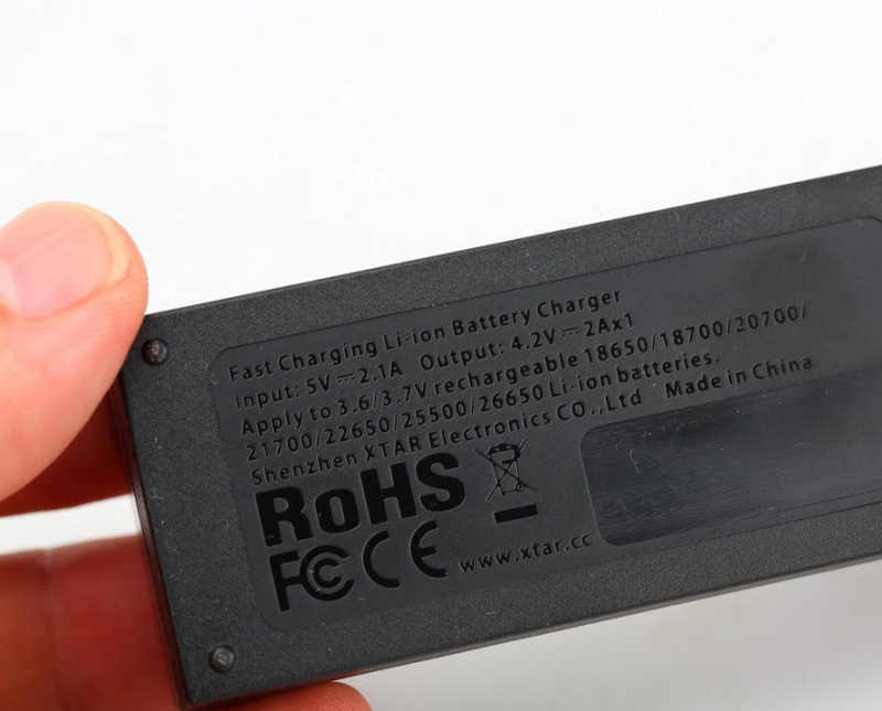 XTAR SC1 USB 鋰電池 2A快速 21700 26650 充電器 原裝行貨
