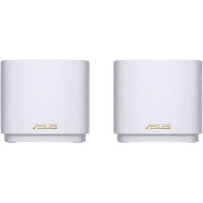 華碩 Asus ZenWiFi AX Mini XD4 AX1800 WiFi 6 Mesh 雙頻路由器 (2件裝) 白色