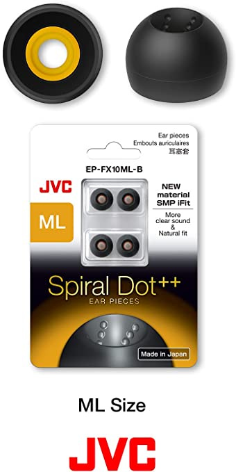JVC EP-FX10 Spiral Dot++ Earpiece 耳膠  [5尺碼]