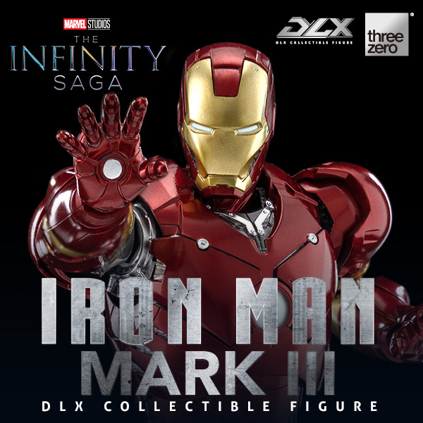 [預訂] Threezero - Marvel Studios: The Infinity Saga DLX 鋼鐵俠 Mark 3