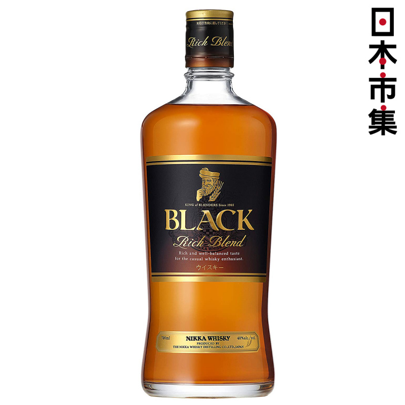 日版Asahi 朝日 Nikka Black Rich Blend 威士忌 700ml【市集世界 - 日本市集】