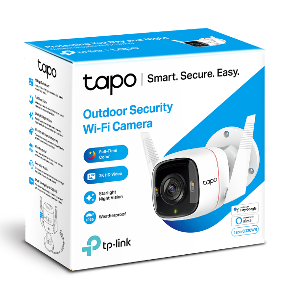 TP-Link Tapo C320WS 戶外安全防護網路 / Wi-Fi網路攝影機