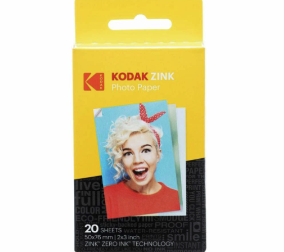 KODAK 柯達 Printomatic 即影即有相機專用ZINK貼相紙 (20張)