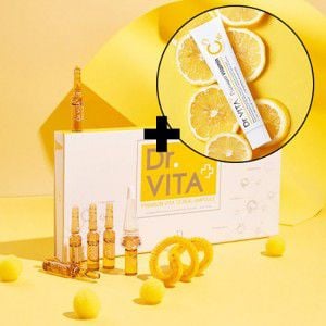 Dr Vita Premium Vitamin C Cream Pure Vitamin C 10 Vitamin C Premium Vita12 Real Ampoule Set She Goes To Seoul