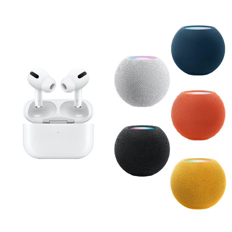 Apple AirPods Pro 降噪無線耳機 [配MagSafe充電盒] + HomePod Mini 智慧音箱 [5色]